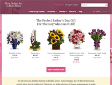 Tablet Screenshot of floraldesignsinc.com